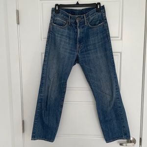 Vince selvedge denim boyfriend jeans